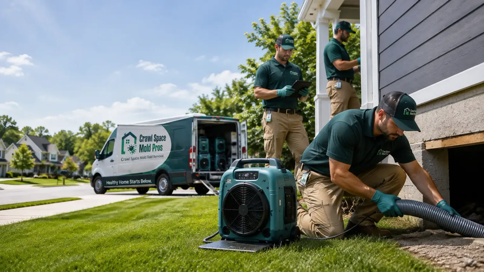 Crawl Space Mold Removal in Big Island, VA